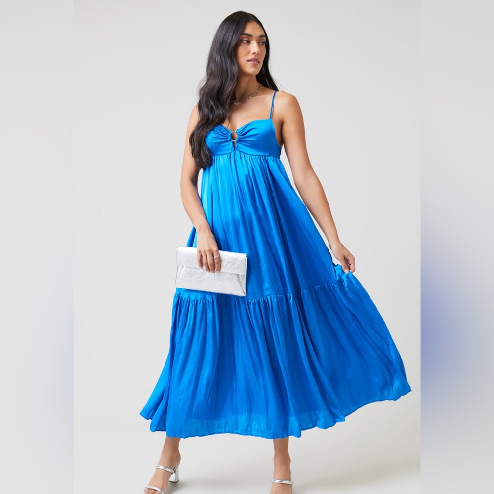 Zara Blue Midi Dress